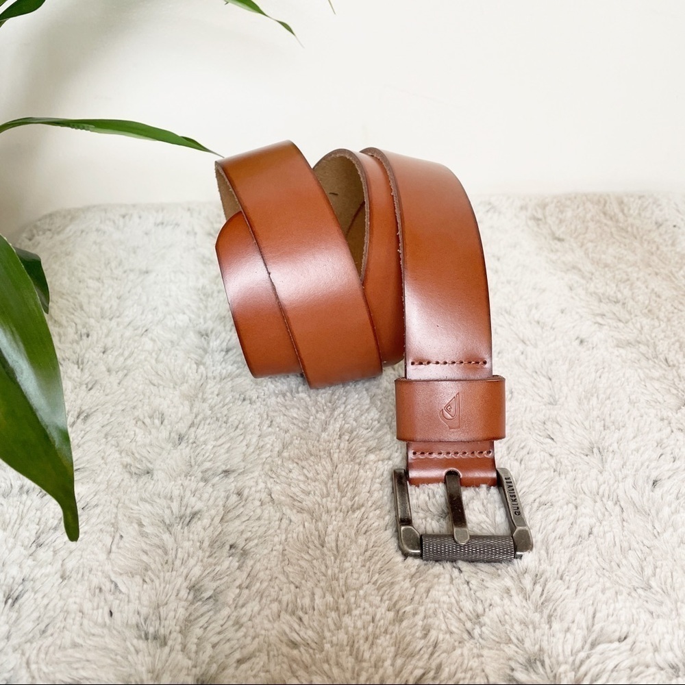 Quicksilver Brown Genuine Leather Belt 38
